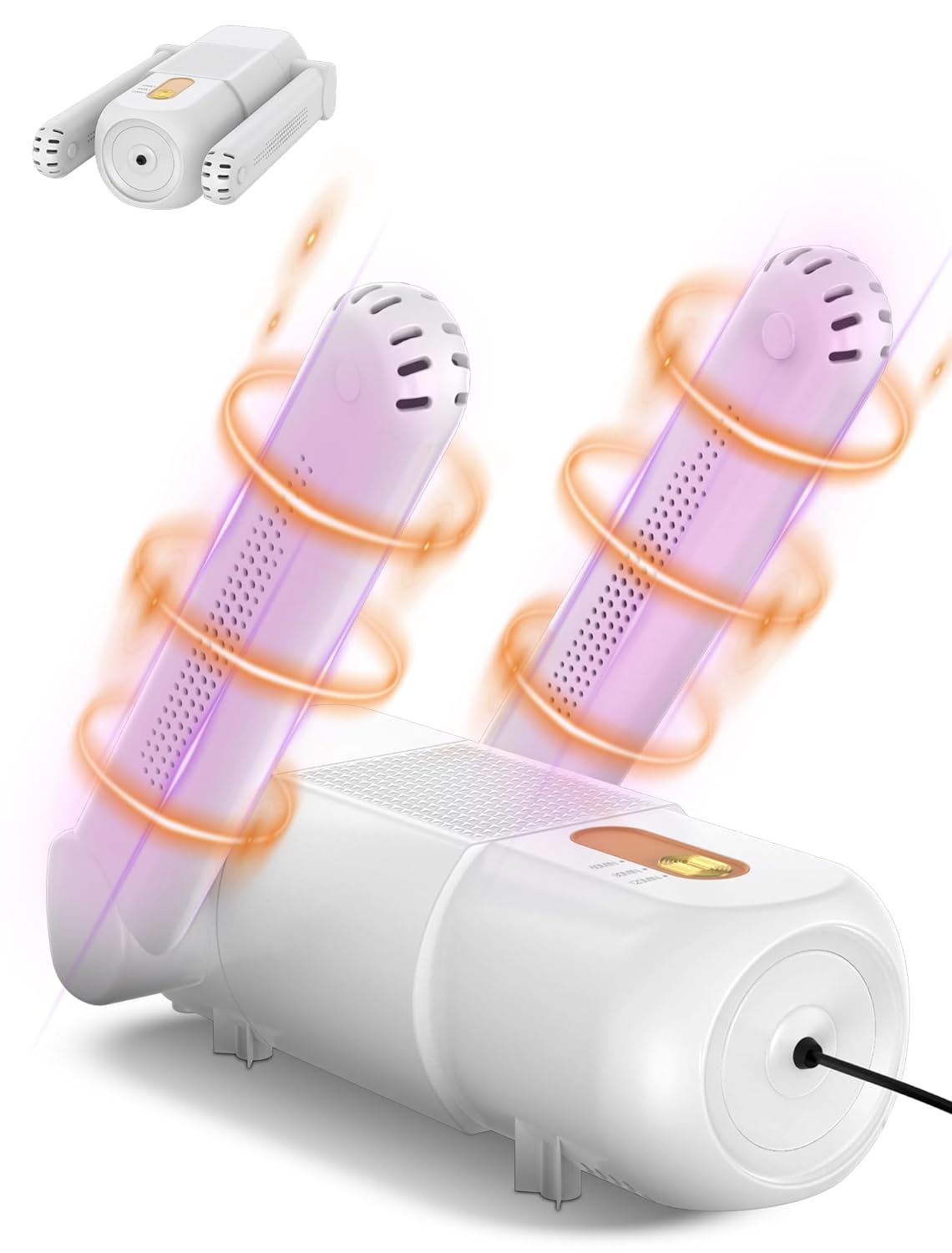 Aissom Electric Shoe Dryer with UV Lamp & 120-Min Timer