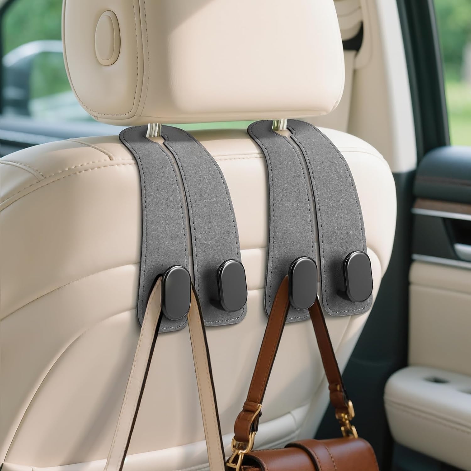 Car Seat Headrest Hooks (2-Pack)