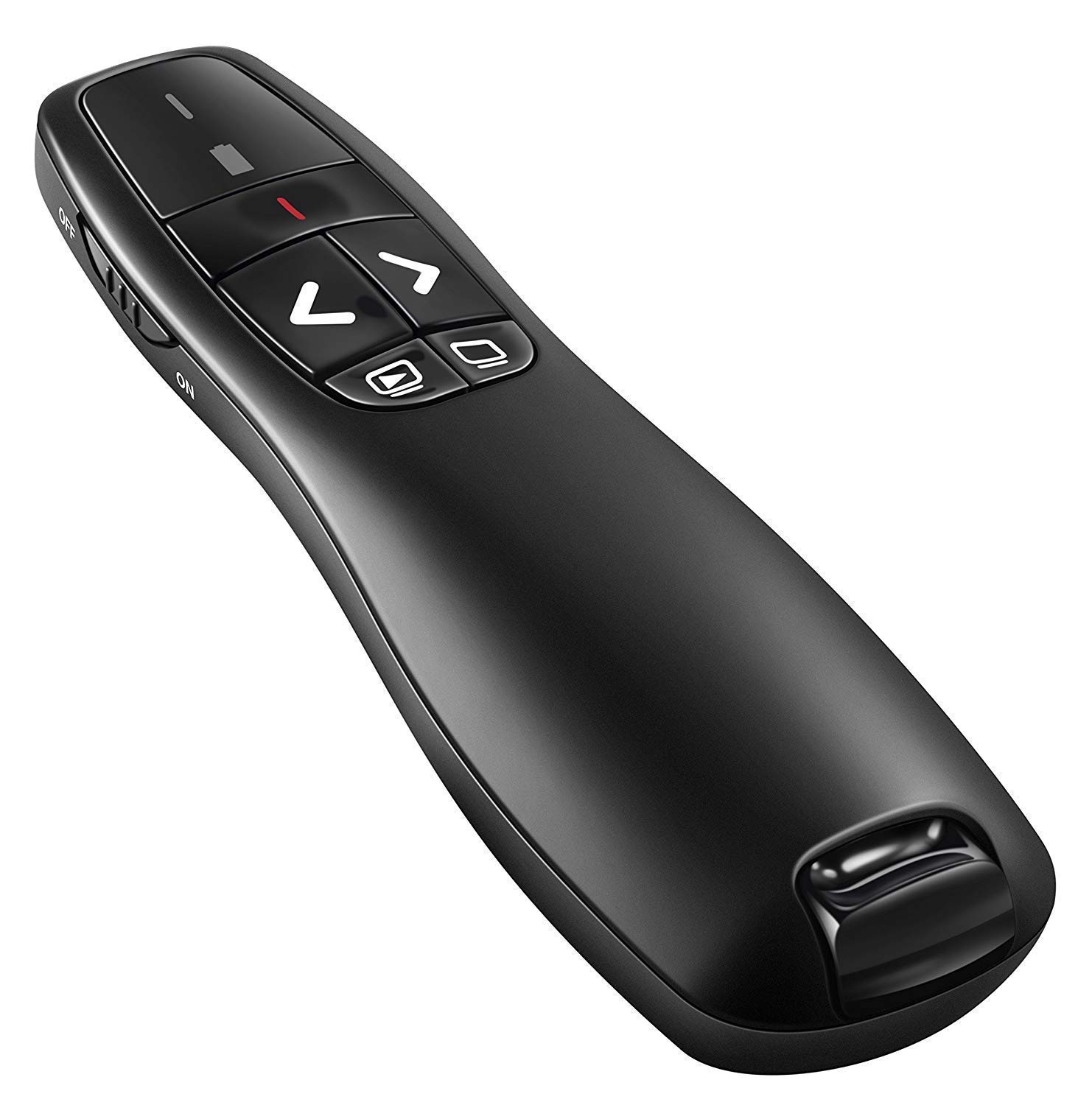 rts Wireless Presenter — Laser Pointer & PPT Slide Clicker with USB Receiver