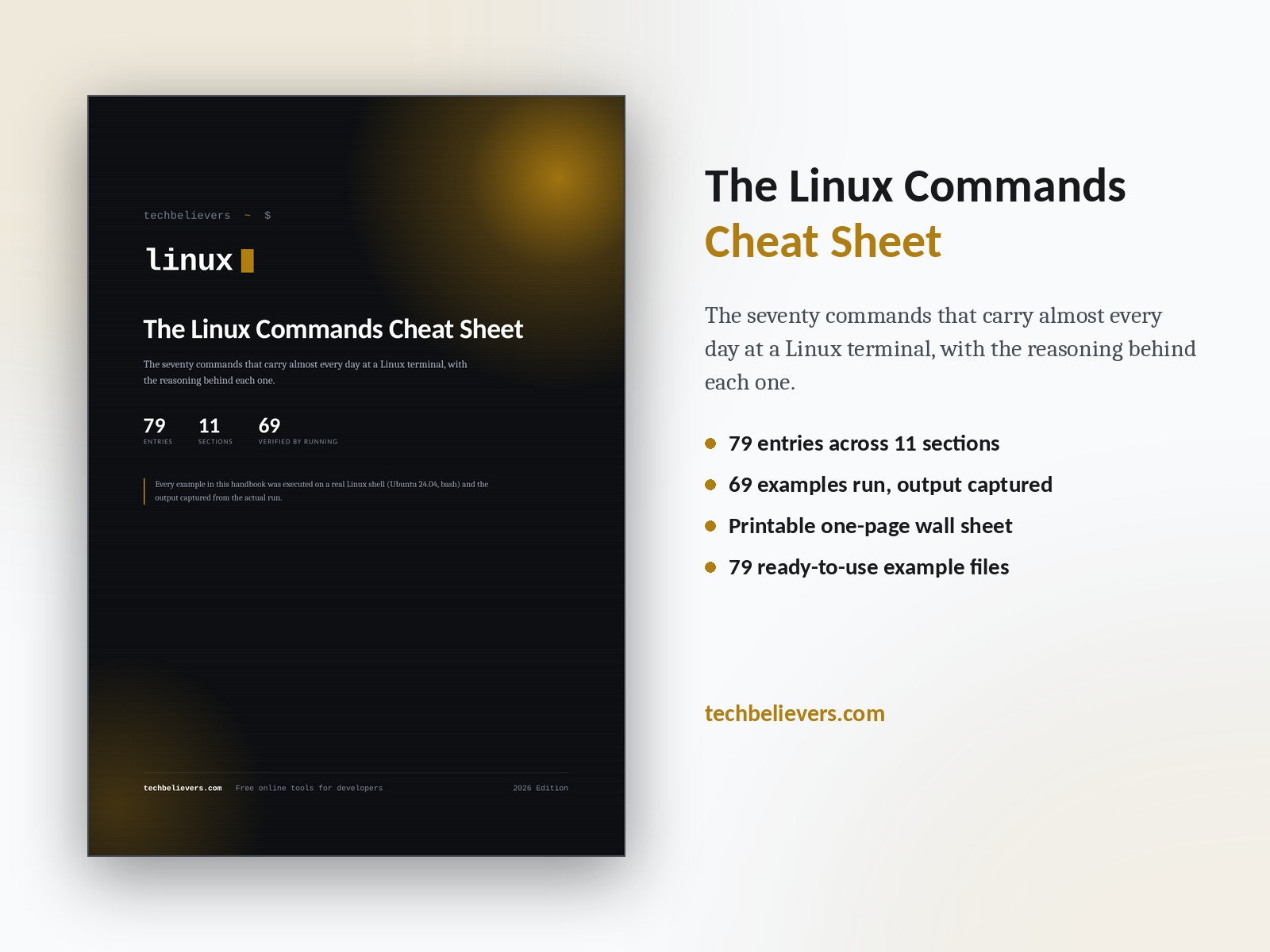 The Linux Commands Cheat Sheet