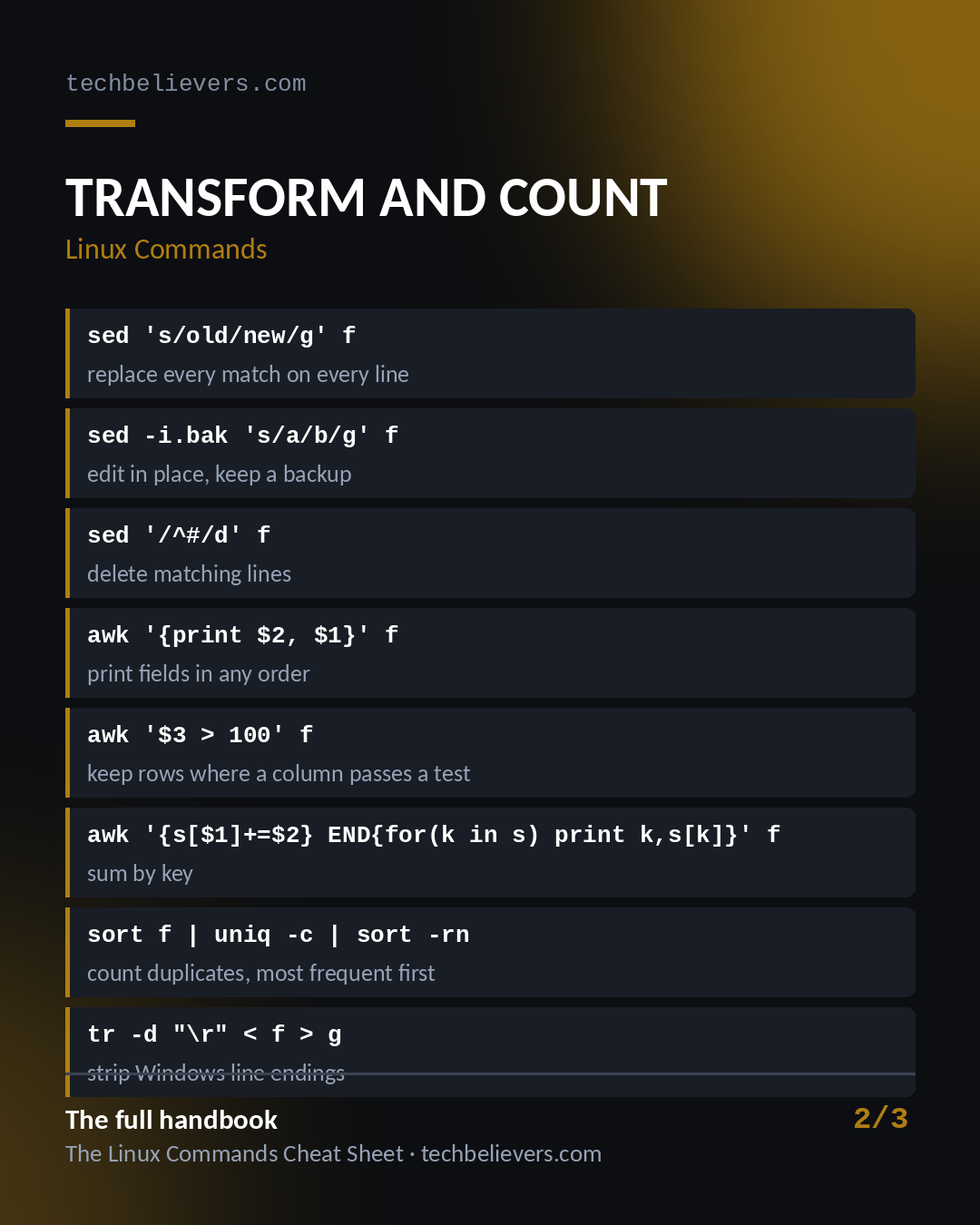 The Linux Commands Cheat Sheet — image 3